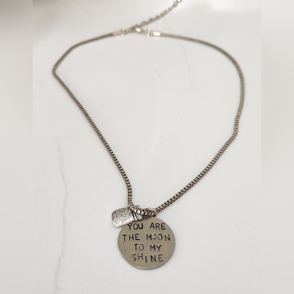 Bourban And Boots You Are The Moon To My Shine Necklace - Picture 3 of 7